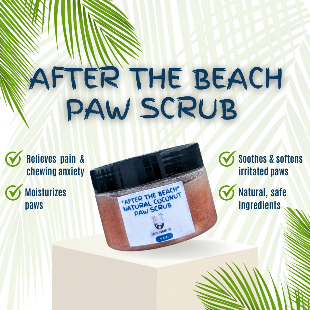After the Beach - Natural Coconut & Pink Himalayan Salt Paw Scrub